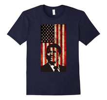 Ronald Reagan T-Shirt American Flag Patriotic Distressed Tee