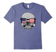 4th of July Independence Day Patriotic Skull Gift T-Shirt