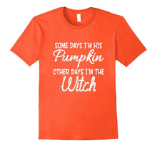 Funny Halloween Shirt Some Days I'm His Pumpkin