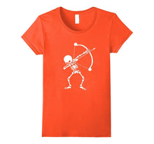 Archery Skeleton Dabbing Halloween Dab Dance T-Shirt