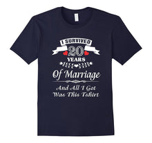 20th Anniversary T-Shirt 20 Years Wedding Marriage Gift