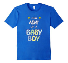 Baby Boy Announcement T Shirt for New Aunt