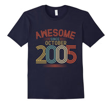 Awesome Since October 2005 Funny T-Shirt 12th Birthday Tee