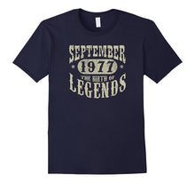 40 Years 40th Birthday September 1977 Birth of Legend TShirt
