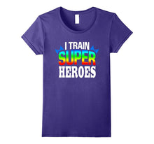 I Train Super Heros Silly Funny Novelty Gift T-Shirt