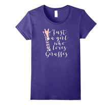 Just a Girl Who Loves Giraffes Tshirt