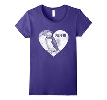 Love Heart Puffins Shirt Cute Puffin Iceland Lover Gift Tee