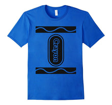 5 Colors Crayon Box Group Costume Halloween T-Shirt