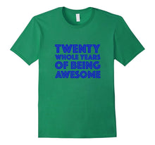 20th Birthday Shirt Gift Men Age 20 Year Old Mens Tshirt Boy