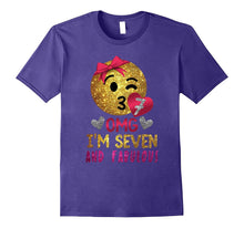 Girls 7th Birthday Emoji Gift - OMG! I'm Seven and Fabulous