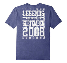 Legends Born in SEPTEMBER 2008 Gift 9 Years Old Backside
