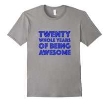 20th Birthday Shirt Gift Men Age 20 Year Old Mens Tshirt Boy