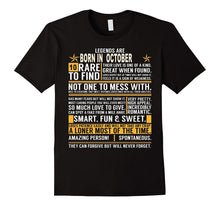 Legends Are Born in October T-Shirt