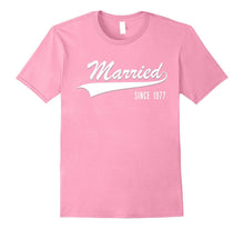 40th Wedding Anniversary Gift Shirt Married Since 1977 Shirt