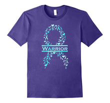 Ovarian Cancer Awareness Ribbon Warrior T-Shirt