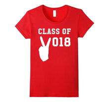 Class of 2018 Peace Sign - School Graduation T-Shirt