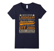 Legends Vintage Born in 2005 12th Birthday Gift 12 Years Old