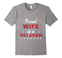 Proud Wife of a Veteran-Patriotic T-Shirt Gifts
