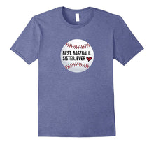Sister Baseball Shirt Best Girl Ever W Ball N Heart T Shirt