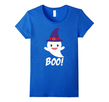 Cute Ghost Little Witch Boo Pumpkin Halloween Funny T-Shirt