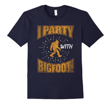 Bigfoot Shirt I Party With Sasquatch Yeti Camping T-Shirt