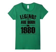 37th Birthday Gifts Tee Funny Legends Are Born in 1980 Shirt