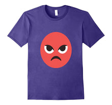 Angry Emoji T-Shirt Mad Upset Evil Red Steaming Pissed Off