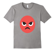Angry Emoji T-Shirt Mad Upset Evil Red Steaming Pissed Off