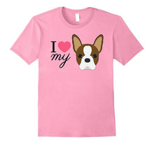 I Love My Red Boston Terrier,Boston Lover T-Shirt