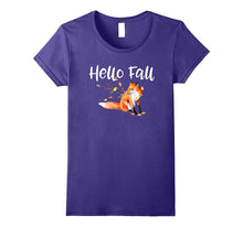 Fox T-Shirt Thanksgiving Fall Autumn TShirt Hello Fall Shirt