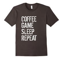 Funny Gamer Gift Shirt - Coffee Game Sleep Repeat T-Shirt