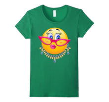 Lady Bling Face Emoji Costume - Smiley Funny Emoticon Shirt