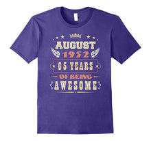 65 Years Old August 1952 65th Birthday Great Gift T-Shirt