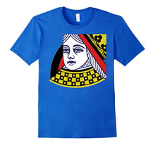Queen of Diamonds Tshirt Face Cards Playing Cards Clothing