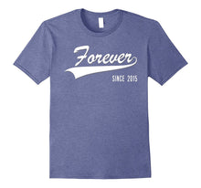 2nd Anniversary Gifts Forever Since 2015 Couple Tshirt