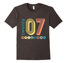 2007 Original Birthday T-Shirt 10 Years Old Kid's Gifts