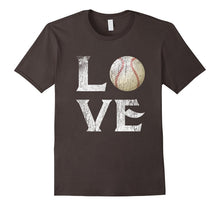 I Love Baseball Ball T Shirt Softball Gift for Mom Dad Fan