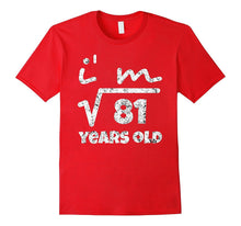 Square Root of 81: 9th Birthday 9 Years Old T-Shirt