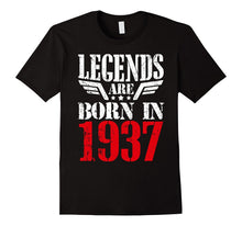 Legends Are Born in 1937 Birthday Gift for 80 Yrs Years Old