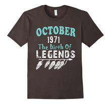 46 Year Old Shirt. Gift for Birthday October 1971 Shirt
