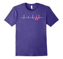 Breast Cancer Heartbeat T-Shirt