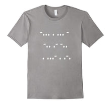 Mens Morse Code Best Dad Ever Tshirt Great Gift Idea