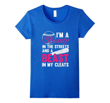 Softball T-Shirt Abeast in My Cleats Quote Gift