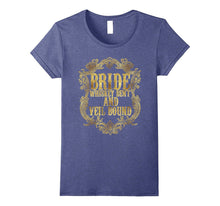 Bride Whiskey Bent Veil Bound Shirt Wedding Hell Bound Gold