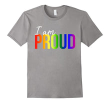 I Am Proud LGBTQ Rainbow Flag Shirt
