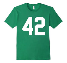 #42 Team Sports Jersey Number Front & Back Player / Fan Tee