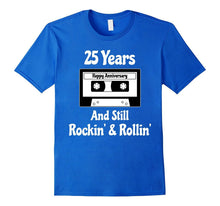 25th Wedding Anniversary Gift 25 Years T-Shirt Cassette Tape