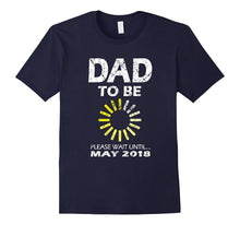 Mens Dad to Be May 2018 Shirt Funny New Dad Tee Distressed Style