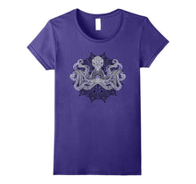 Cool Mandala With Octopus T-Shirt for Ocean Art Lovers