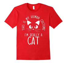Funny Human Costume Cat T-Shirt